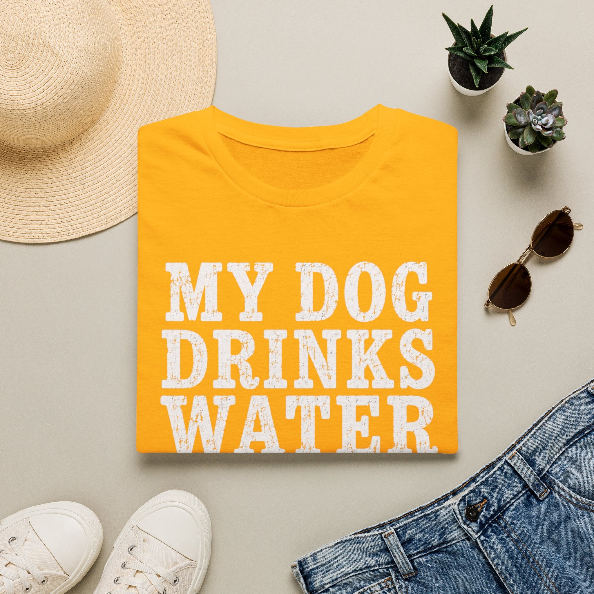 MyDogDrinksWater T-Shirt