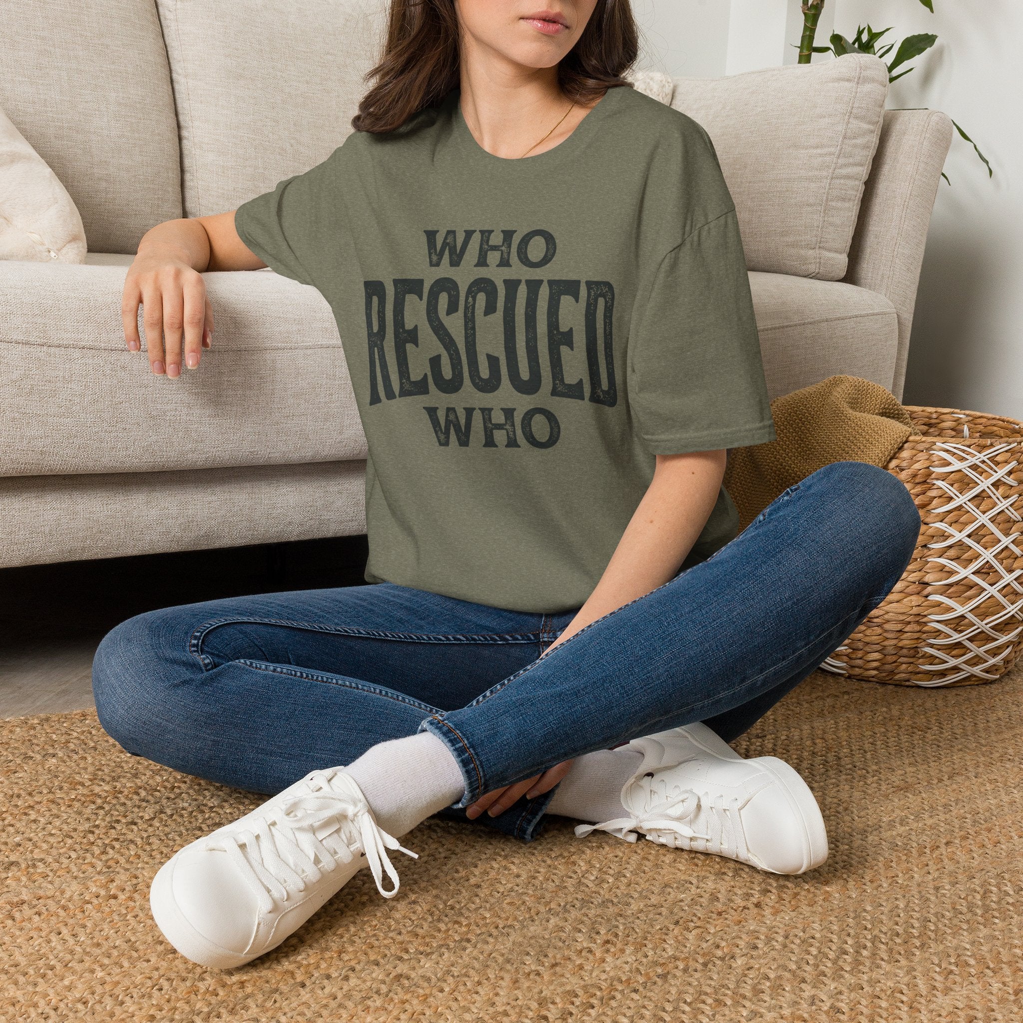 WhoRescuedWho T-shirt