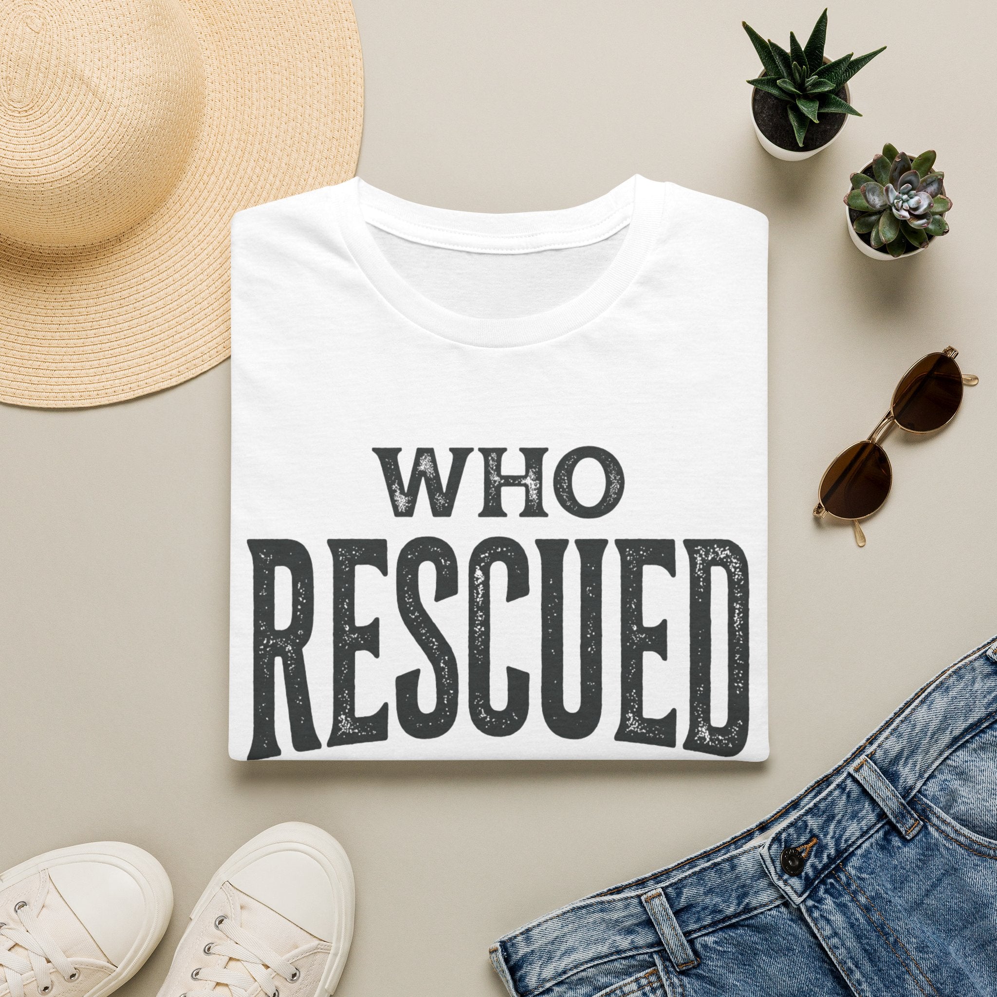 WhoRescuedWho T-shirt