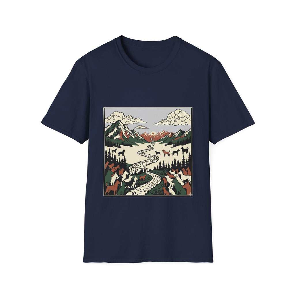 DogPackMountains2 T-shirt