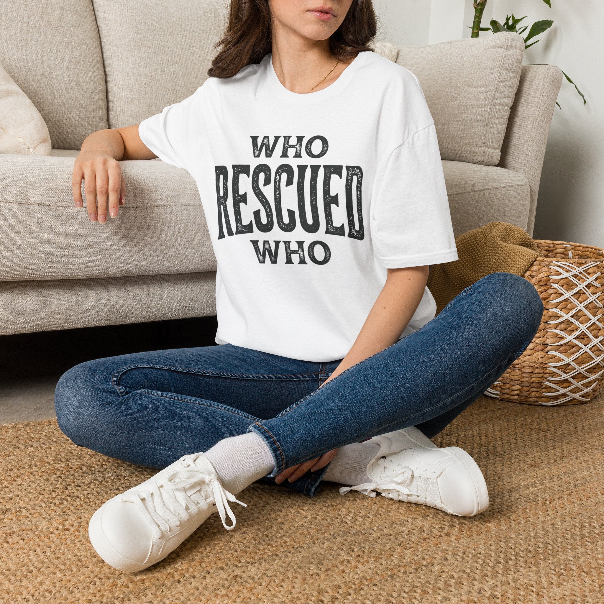 WhoRescuedWho T-shirt