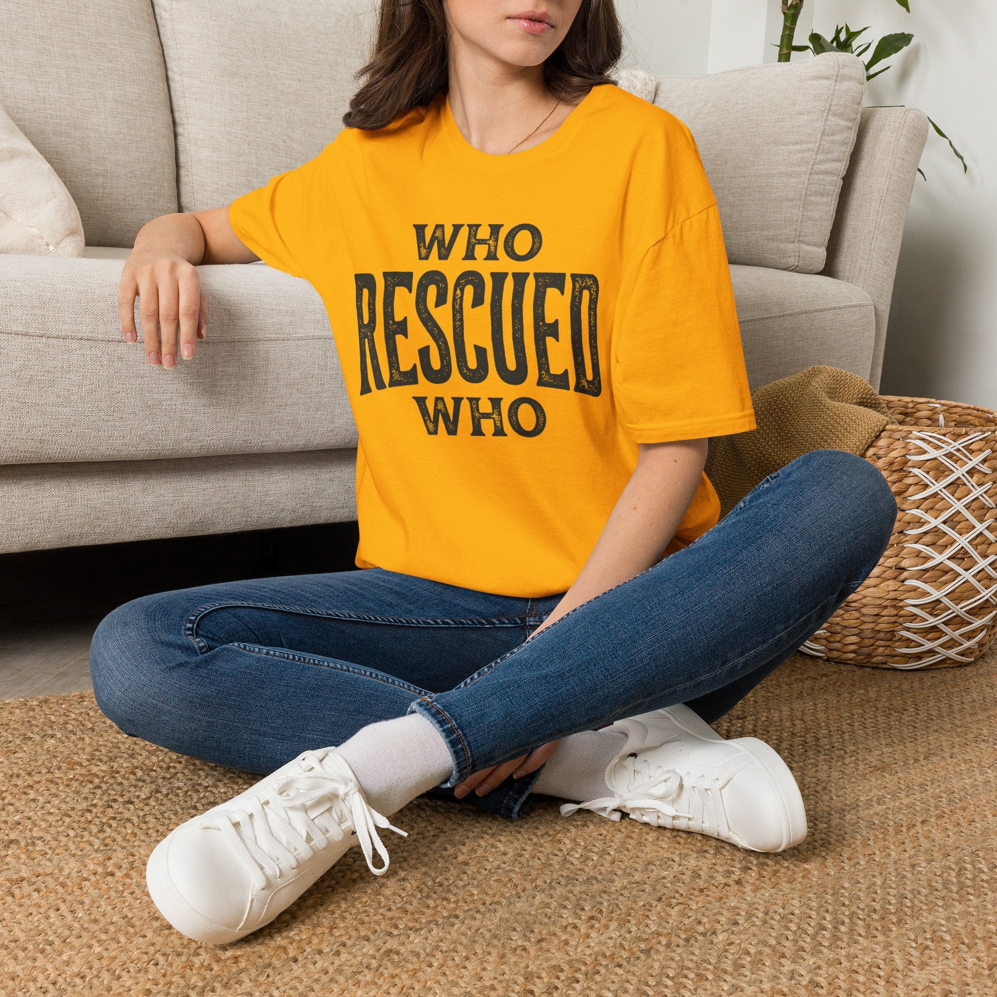 WhoRescuedWho T-shirt