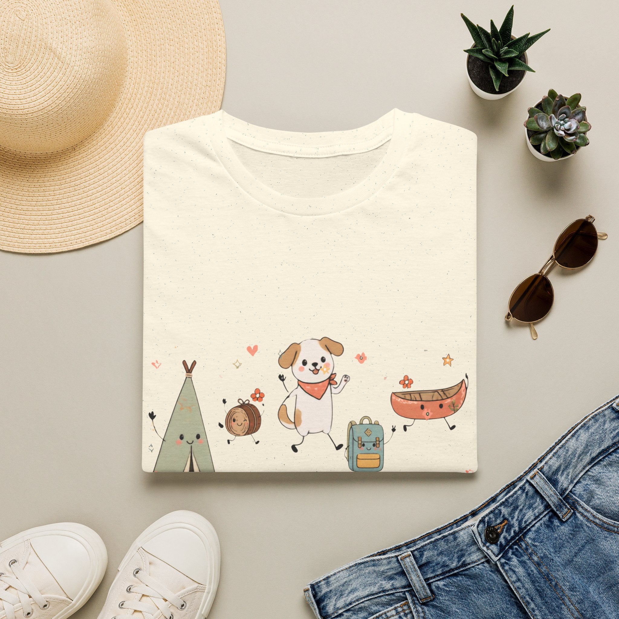 Pup Camping T-shirt