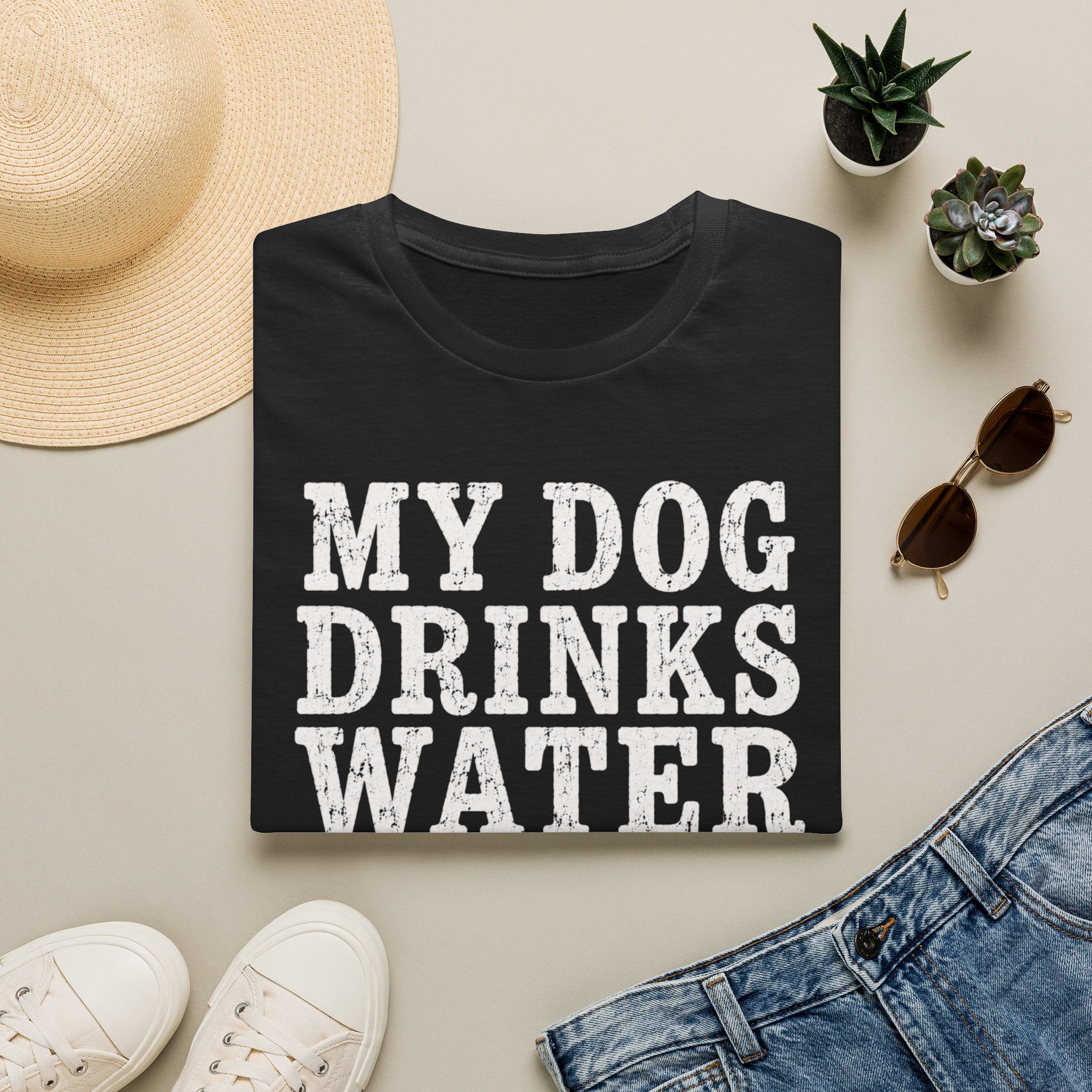MyDogDrinksWater T-Shirt
