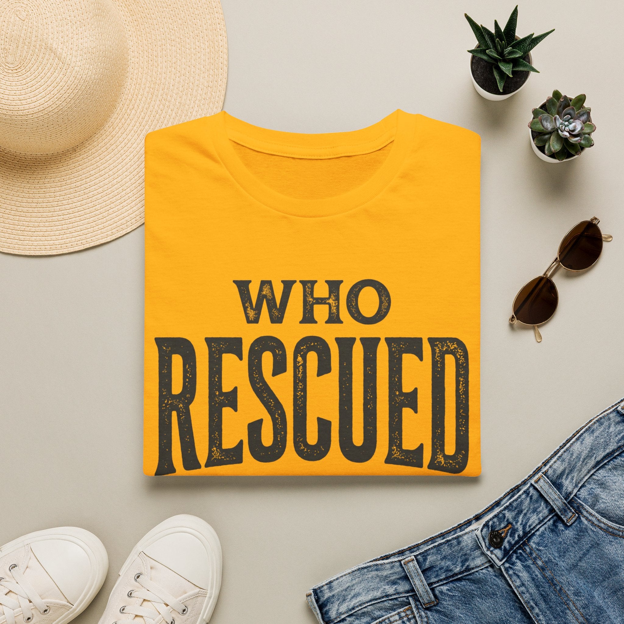 WhoRescuedWho T-shirt