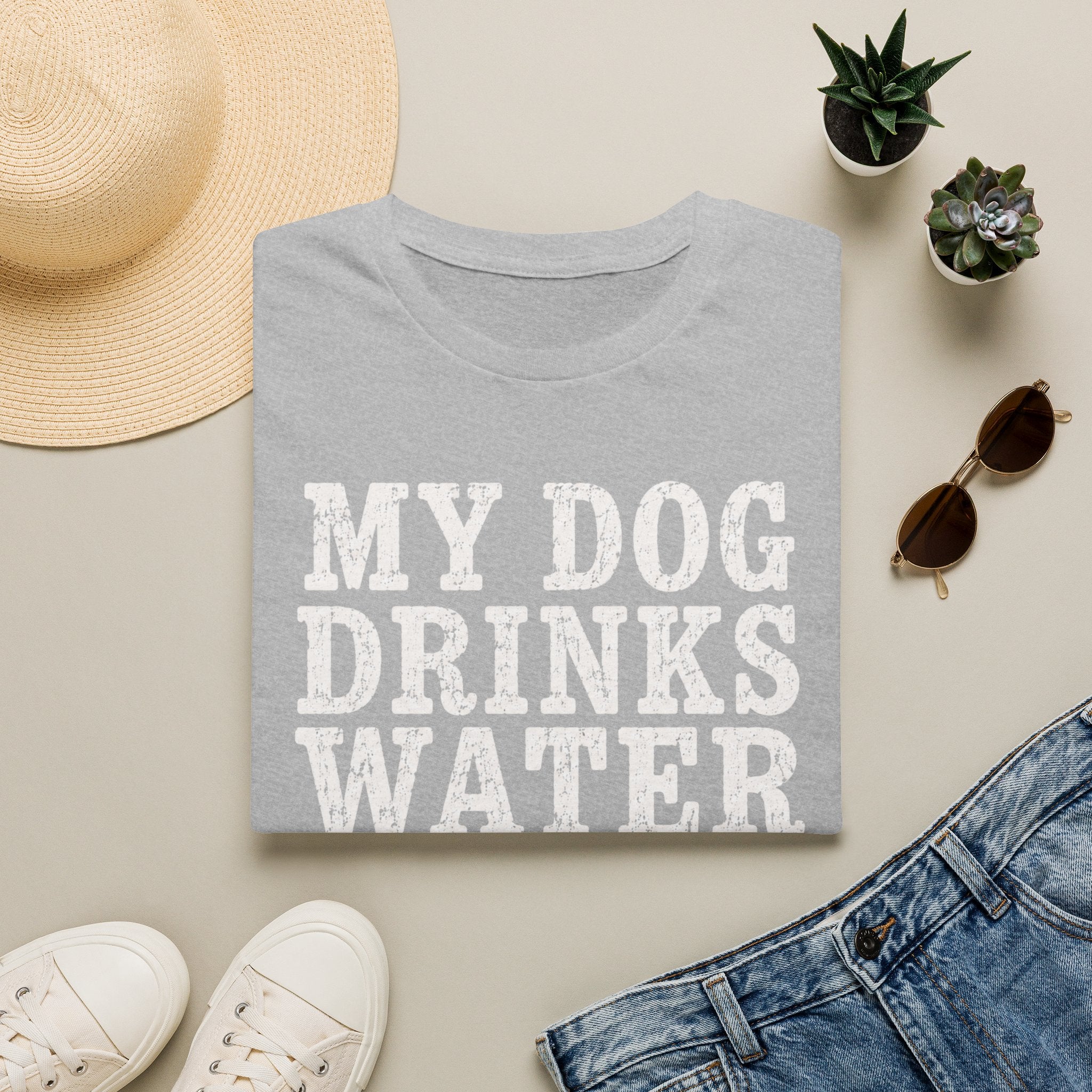 MyDogDrinksWater T-Shirt