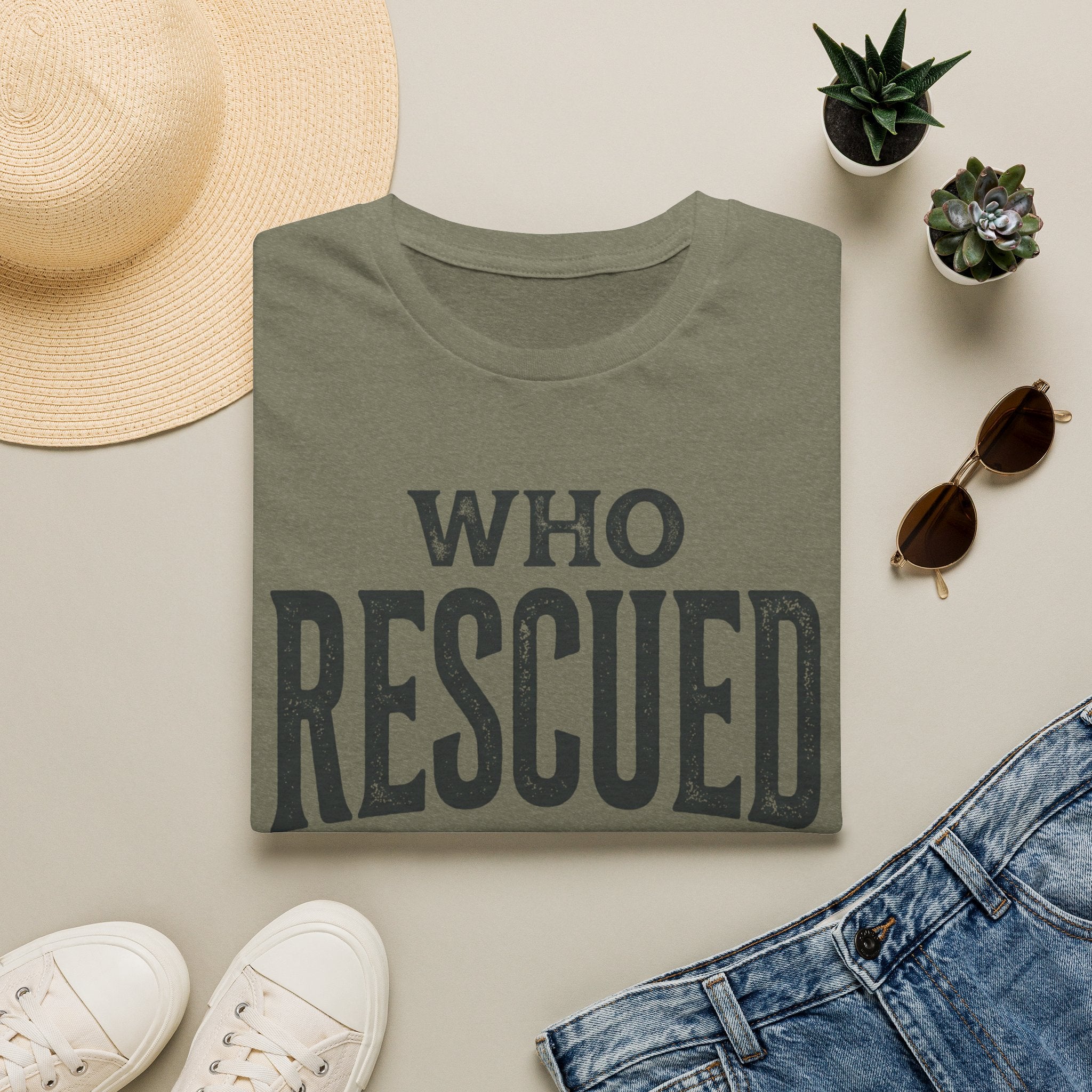 WhoRescuedWho T-shirt