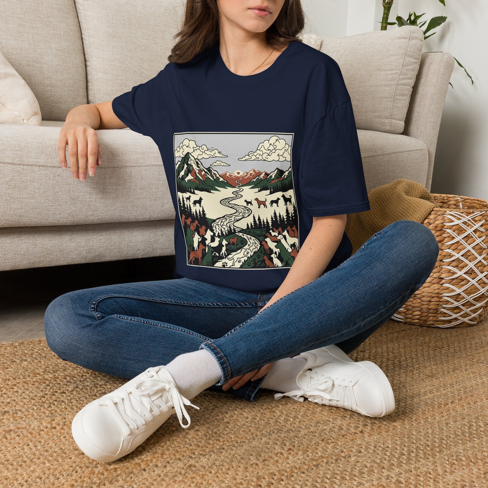 DogPackMountains2 T-shirt