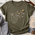 Dandy Dogs floral dog graphic t-shirt